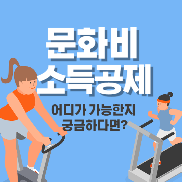 문화비 소득공제