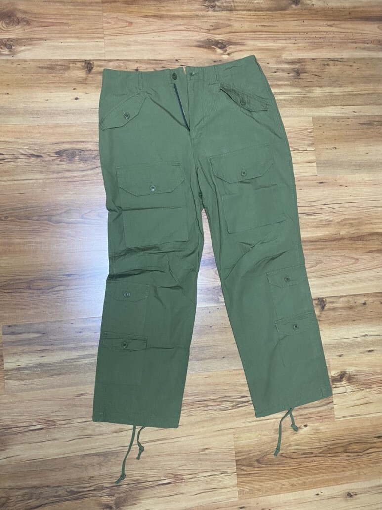 아웃스탠딩 outstanding 카고바지 올리브그린 MIL RIP COTTON PANTS_OLIVE GREEN