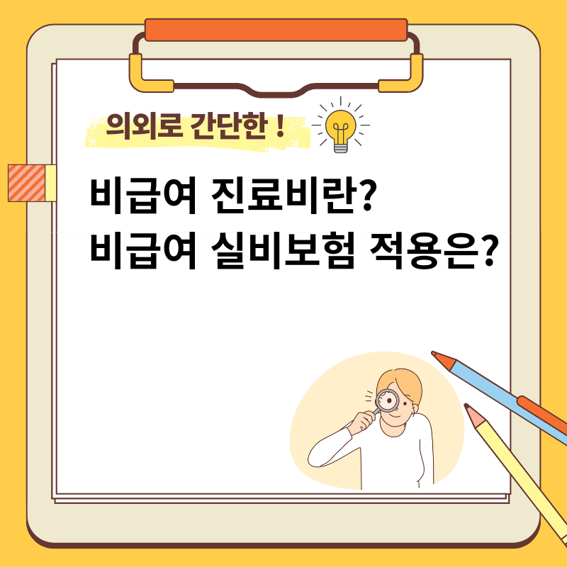 비급여 진료비 정의