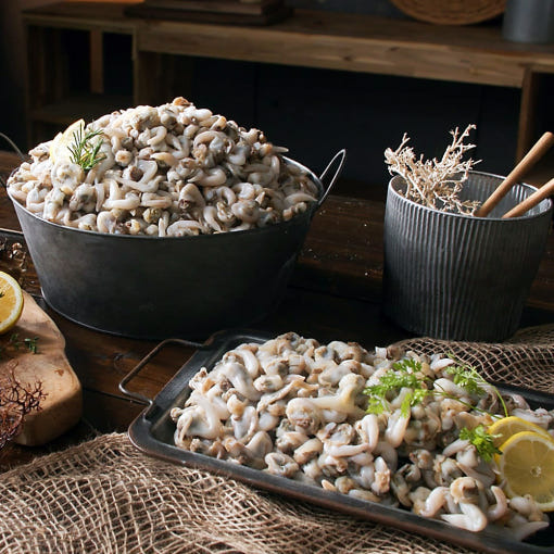 자연산 조개 손질을 위한 영양 및 레시피