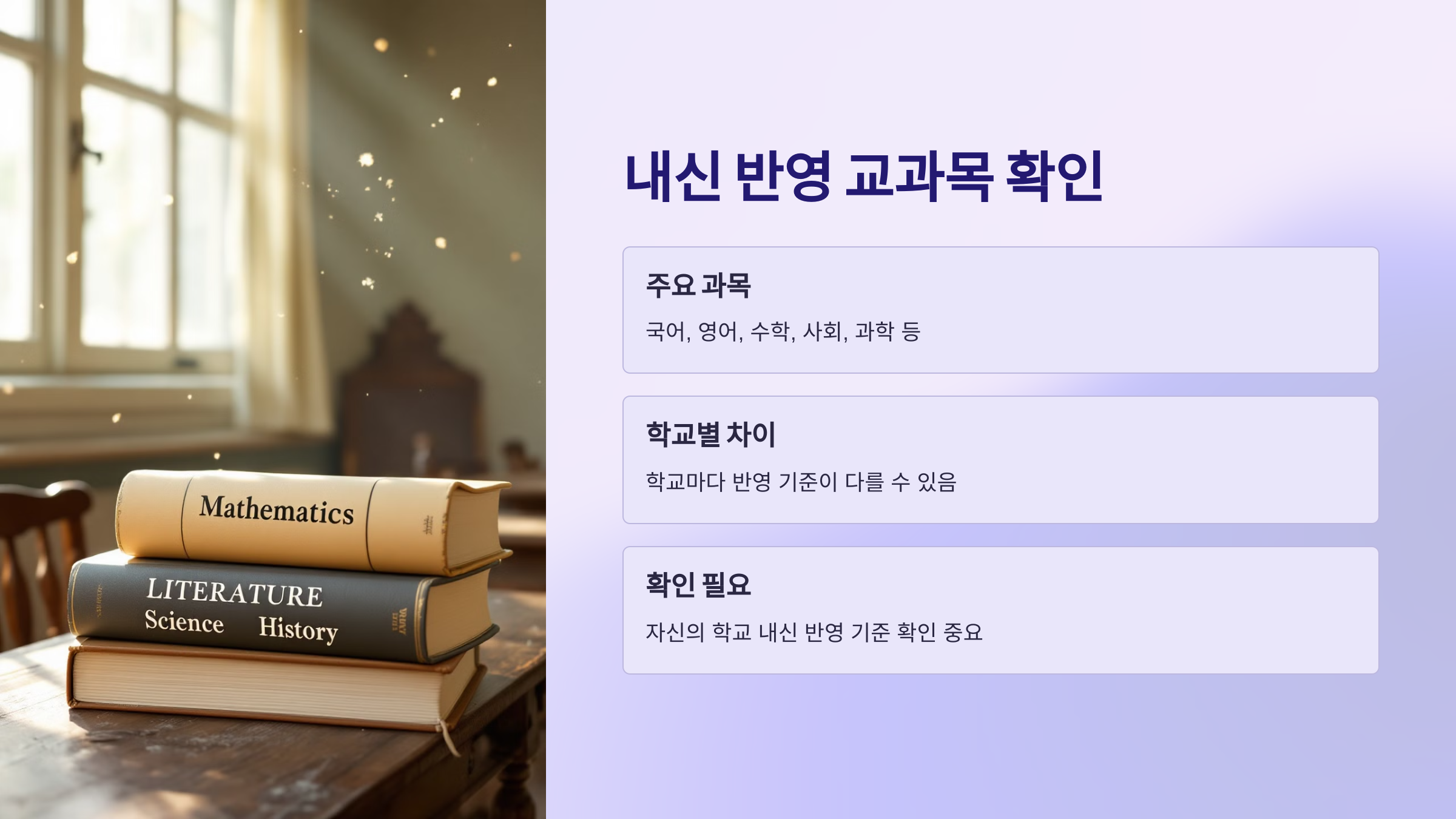 내신 등급 계산법