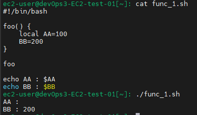 지역 변수 사용