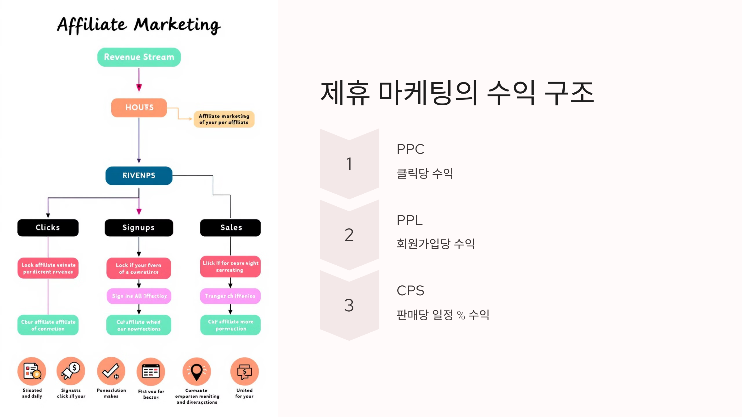 제휴 마케팅의 수익 구조