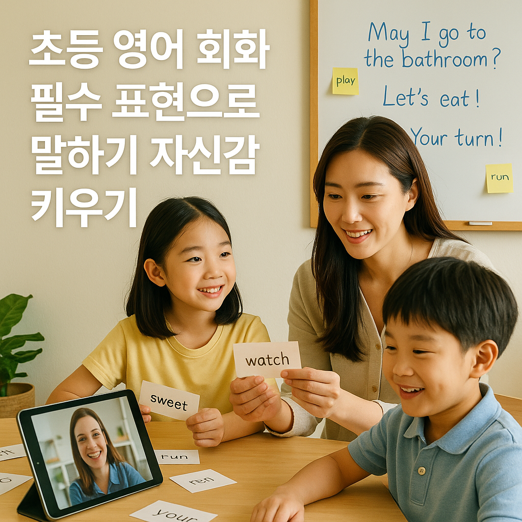 초등 영어 회화 필수 표현으로 말하기 자신감 키우기