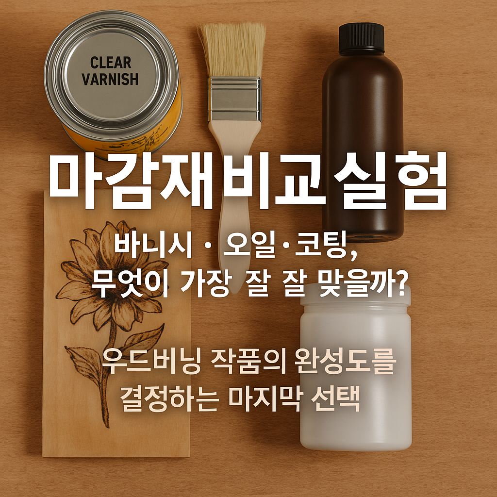 마감재 비교 실험