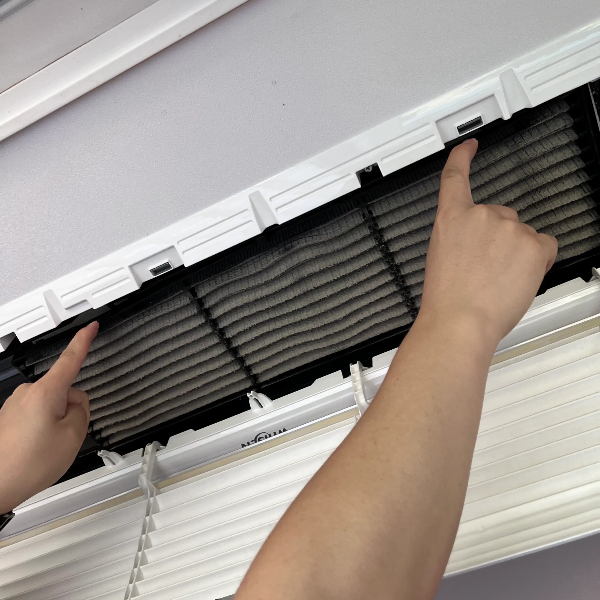 에어컨 필터 분해사진