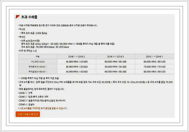 제주항공 수하물 규정