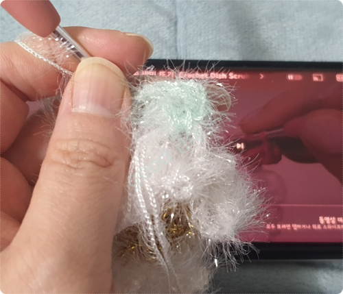 예쁜곰팅 왕꽃 수세미