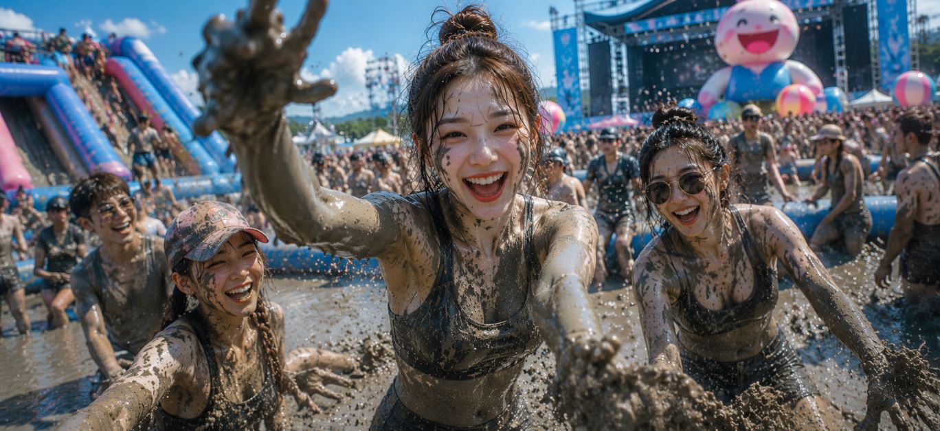 보령 머드축제 일반존 패밀리존 차이