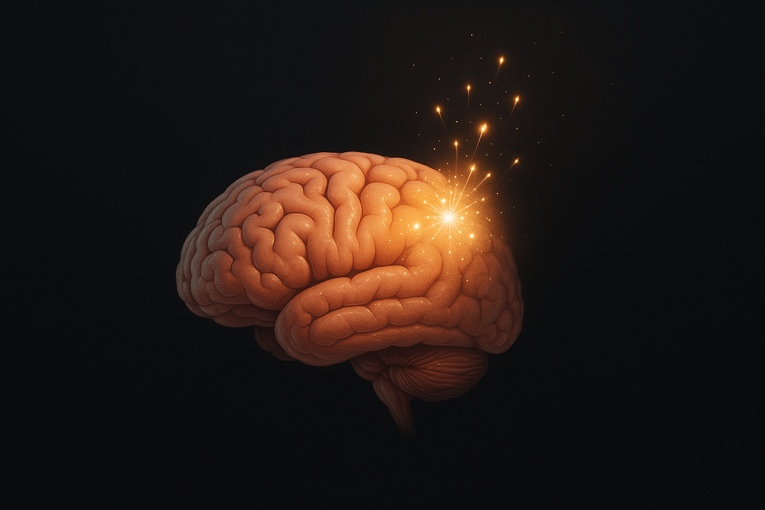 도파민 관련 뇌 일러스트