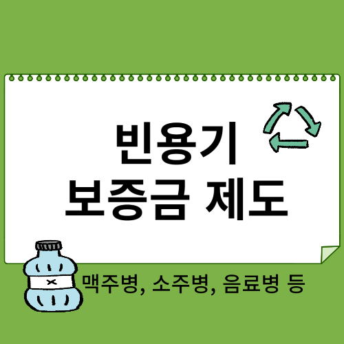빈용기보증금제도 삽화