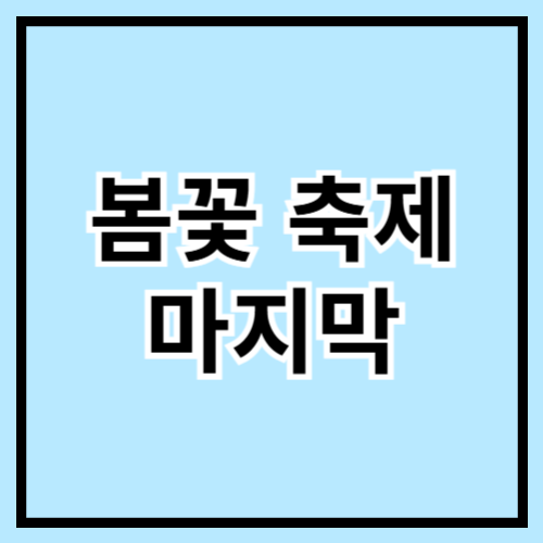 🌸 봄꽃축제 마지막 즐기기! 늦봄에도 가능한 꽃놀이 명소 🌿📸