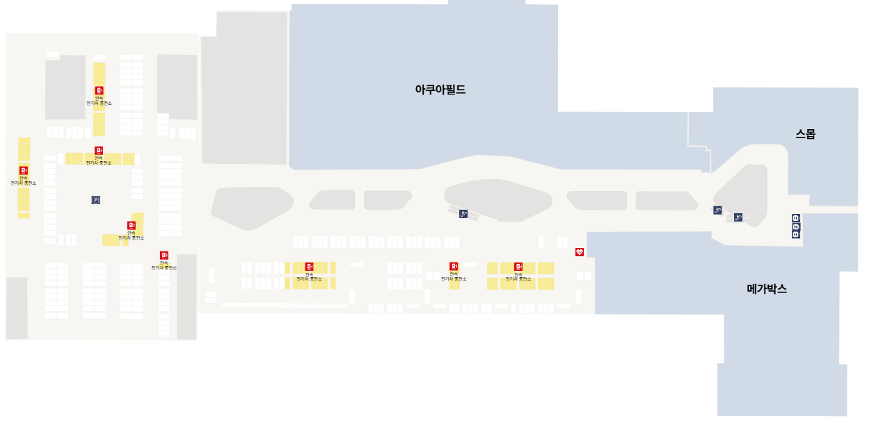 하남 스타필드. 층별 매장, 식당가, 편의시설, 팻 출입가능 매장 안내