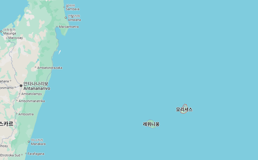 모리셔스 신혼여행 위치