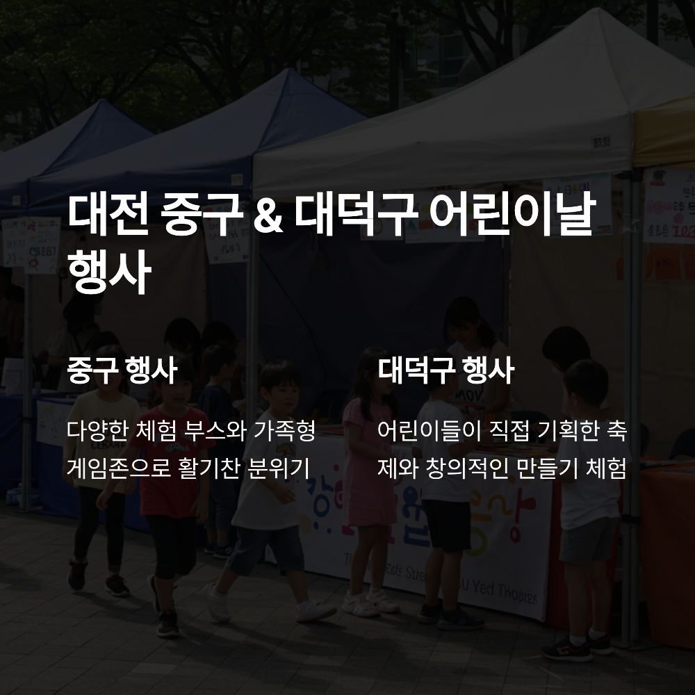 대전&middot;충청 어린이날 나들이 추천지 BEST