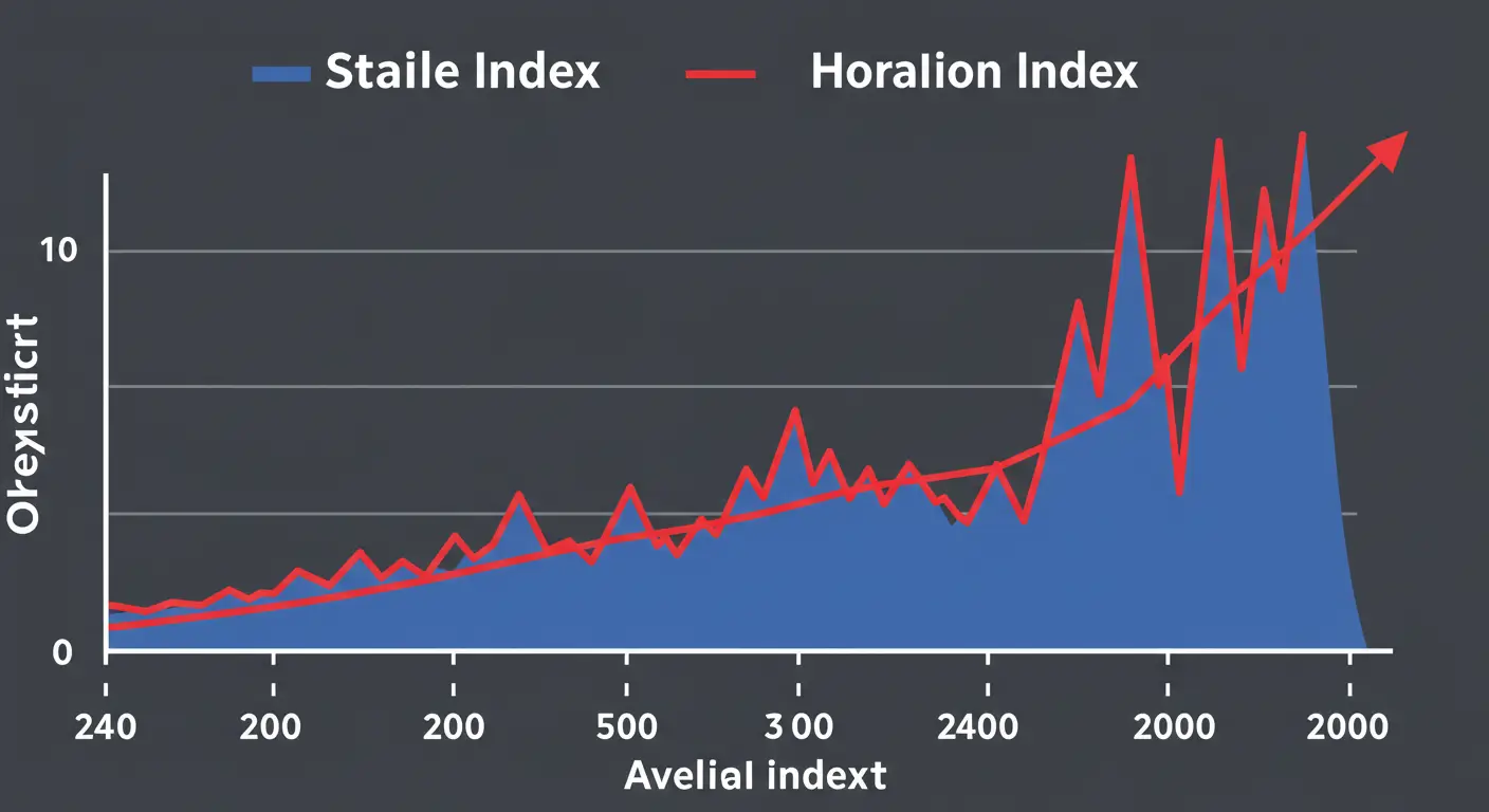 S&amp;P 500에 비해 더 높은 상승률과 더 깊은 하락률을 보이는 나스닥 100의 높은 변동성