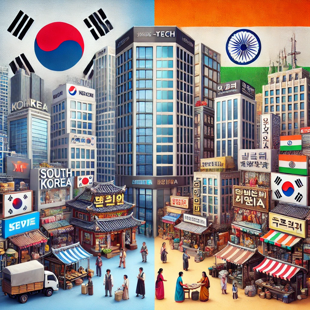 대기업vs중소기업 한국 인도에 관한 이미지