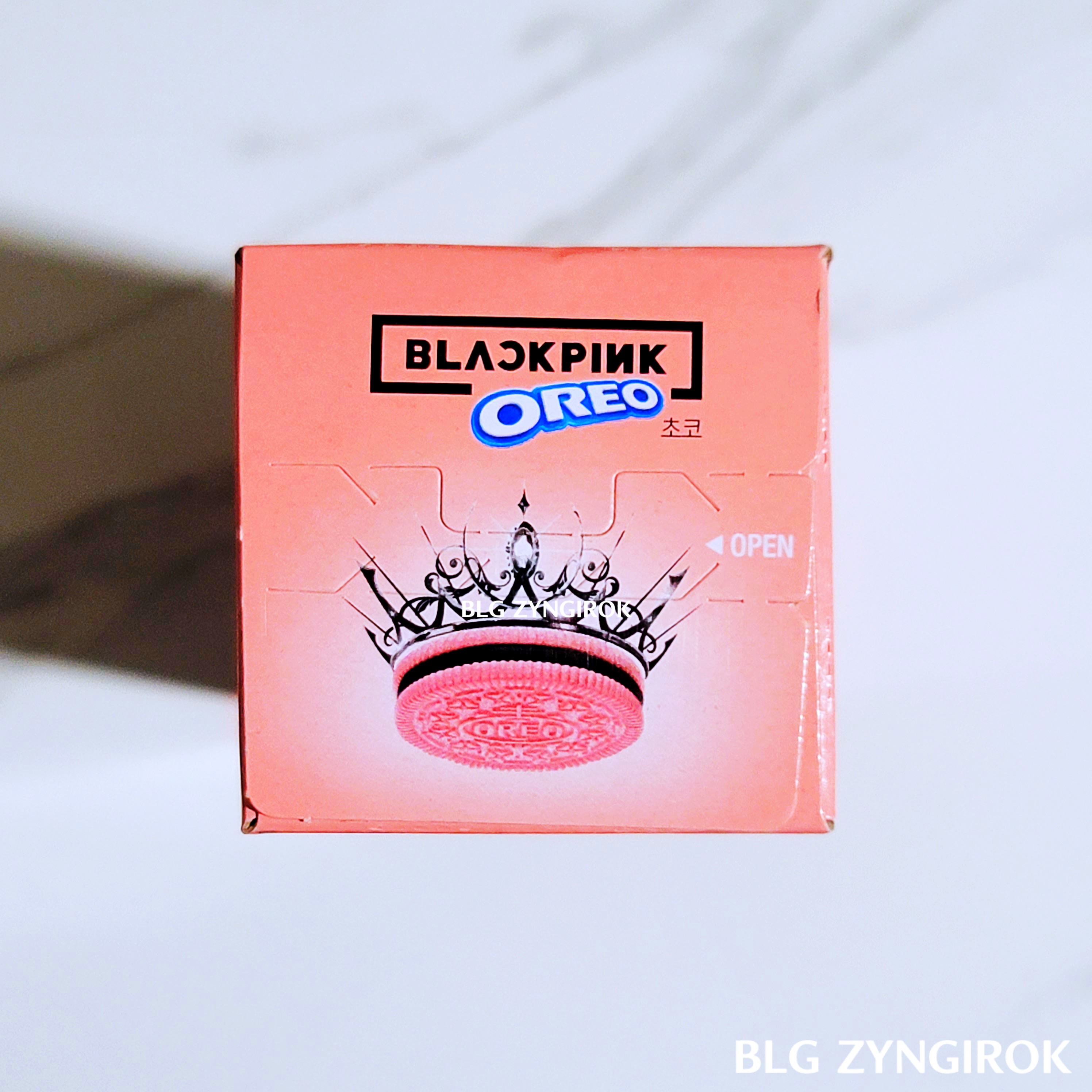 블랙핑크-에디션-핑크-오레오가-놓여있다.