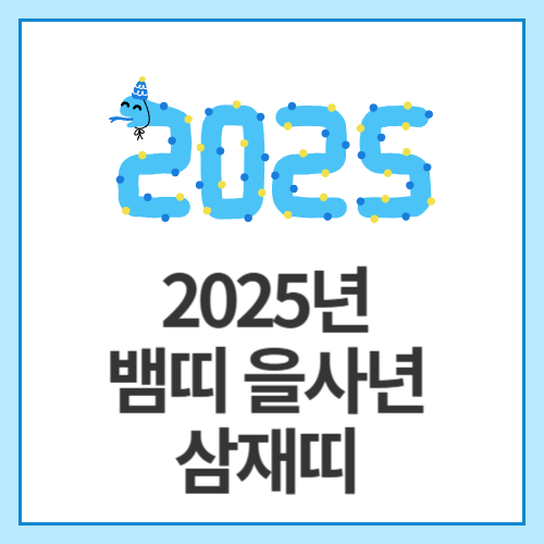 2025년-뱀띠-을사년-삼재띠