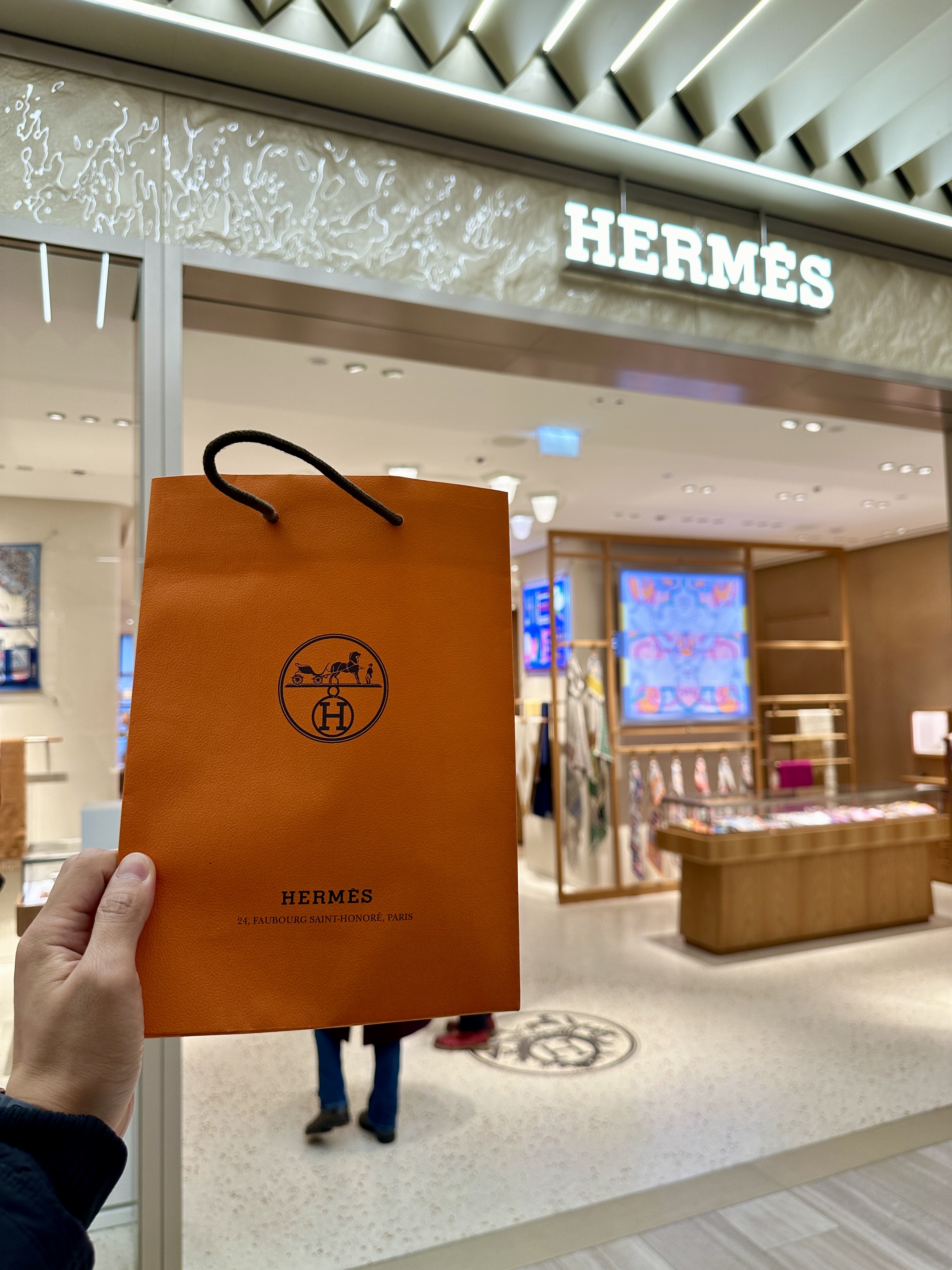 카데베 백화점 에르메스 구매 인증샷