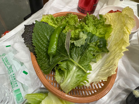 경기 여주 황학산 식당 기본 반찬