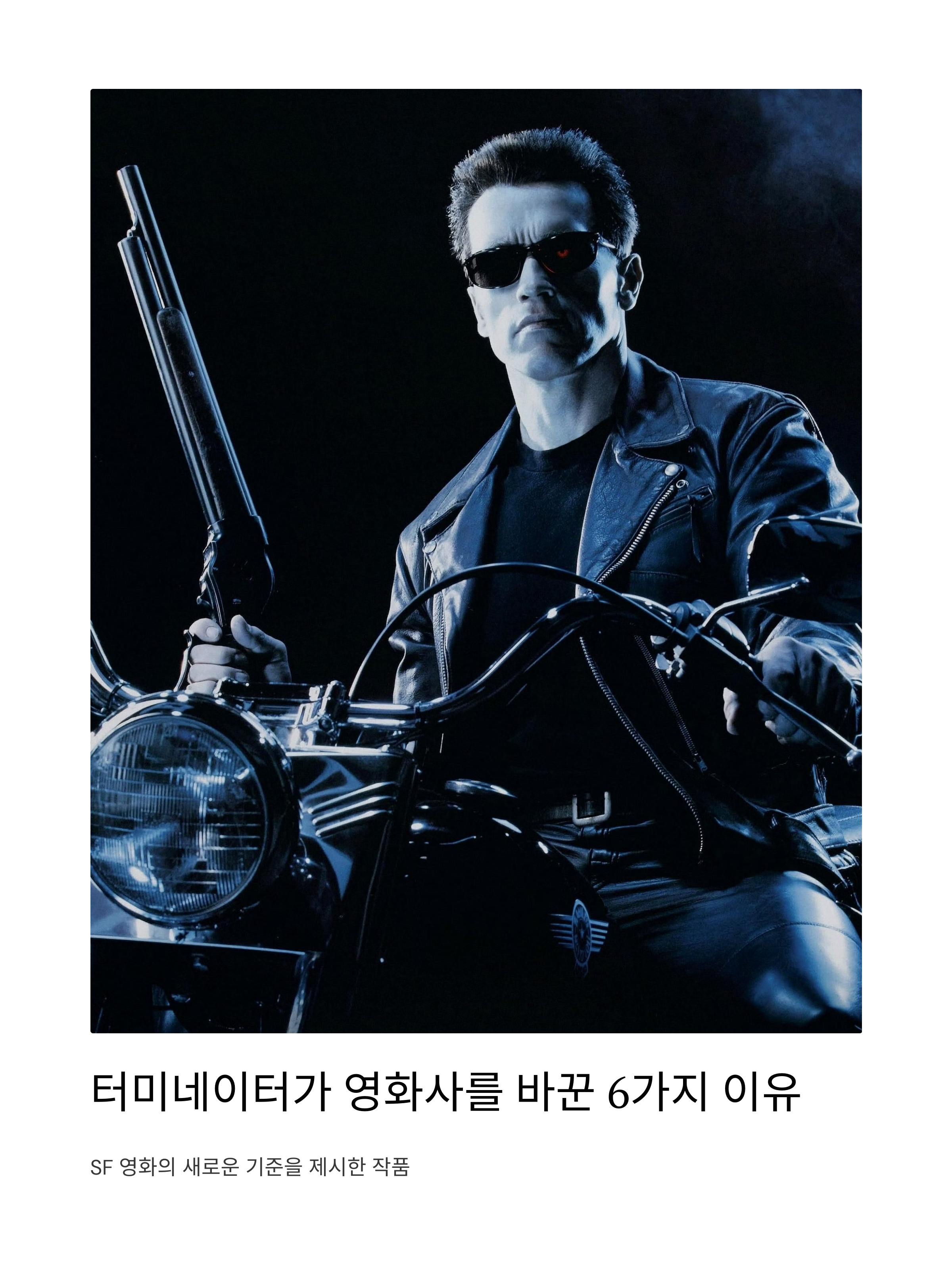 영화계의 혁명, 터미네이터1 리뷰 관련 사진