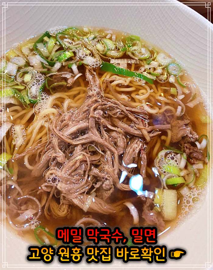 고양 삼송 원흥 맛집 메밀막국수&#44; 밀면