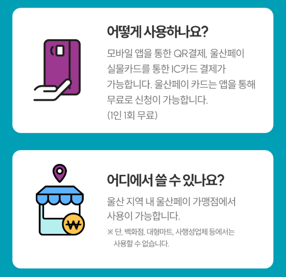 울산페이 가맹점 등록·확인·사용법(민생회복 소비쿠폰)
