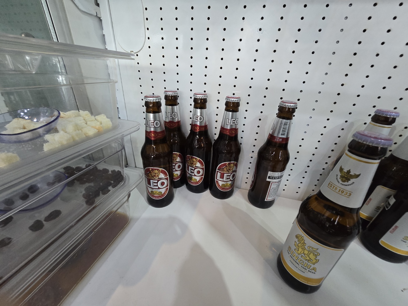 태국의주류들과 음료