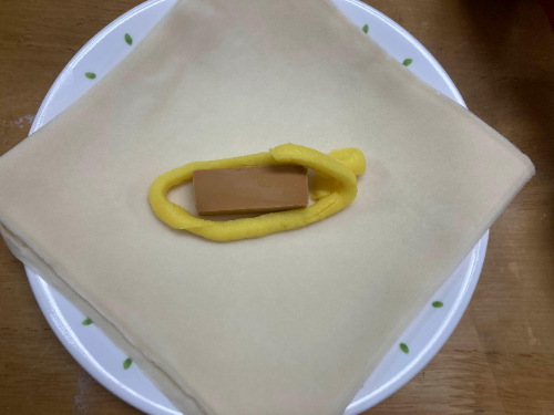 춘권피 활용 고구마 치즈스틱 만들기｜에어프라이어로 만드는 초간단 간식