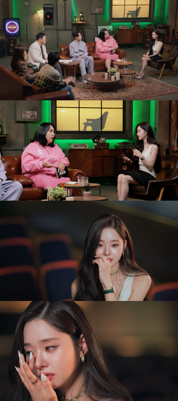 프리지아가 &#39;도망쳐 : 손절 대행 서비스&#39;에 출연해 눈물을 흘리고 있다. [사진=MBC]