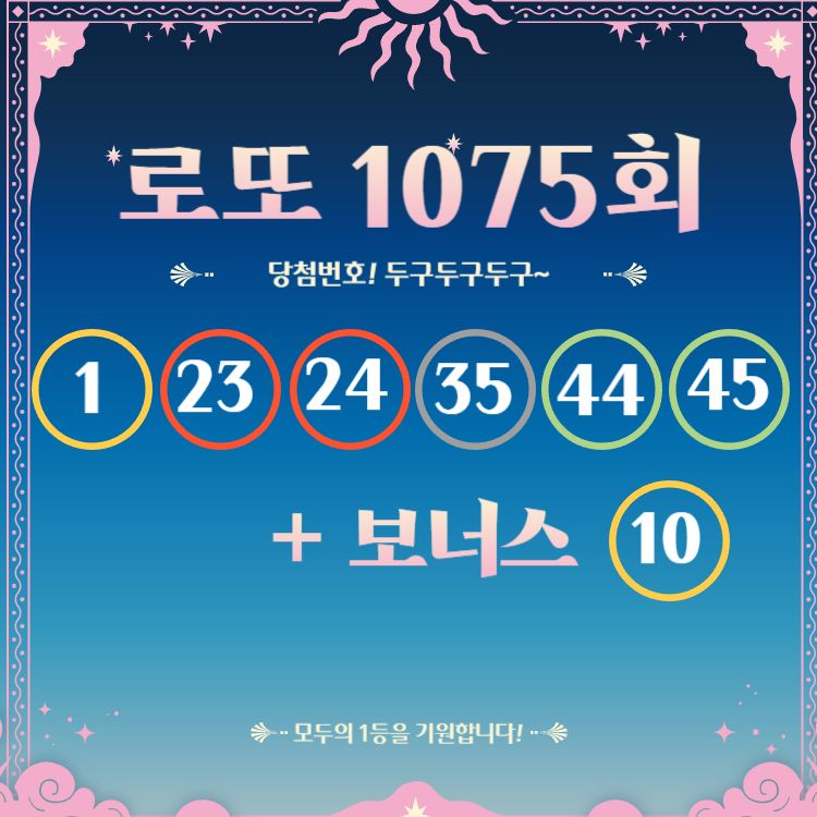 로또 당첨번호 및 1등,2등 판매점