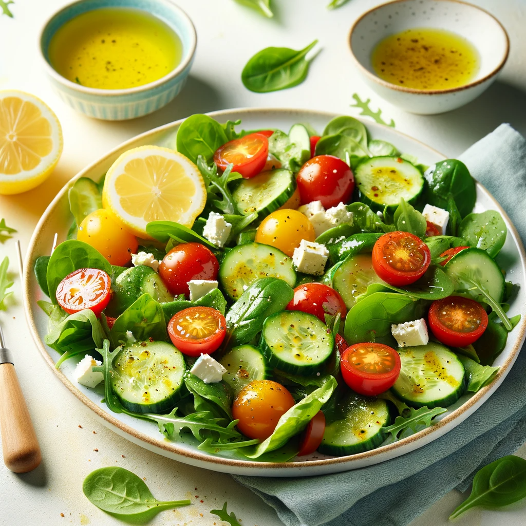 팬시레몬 드레싱 샐러드