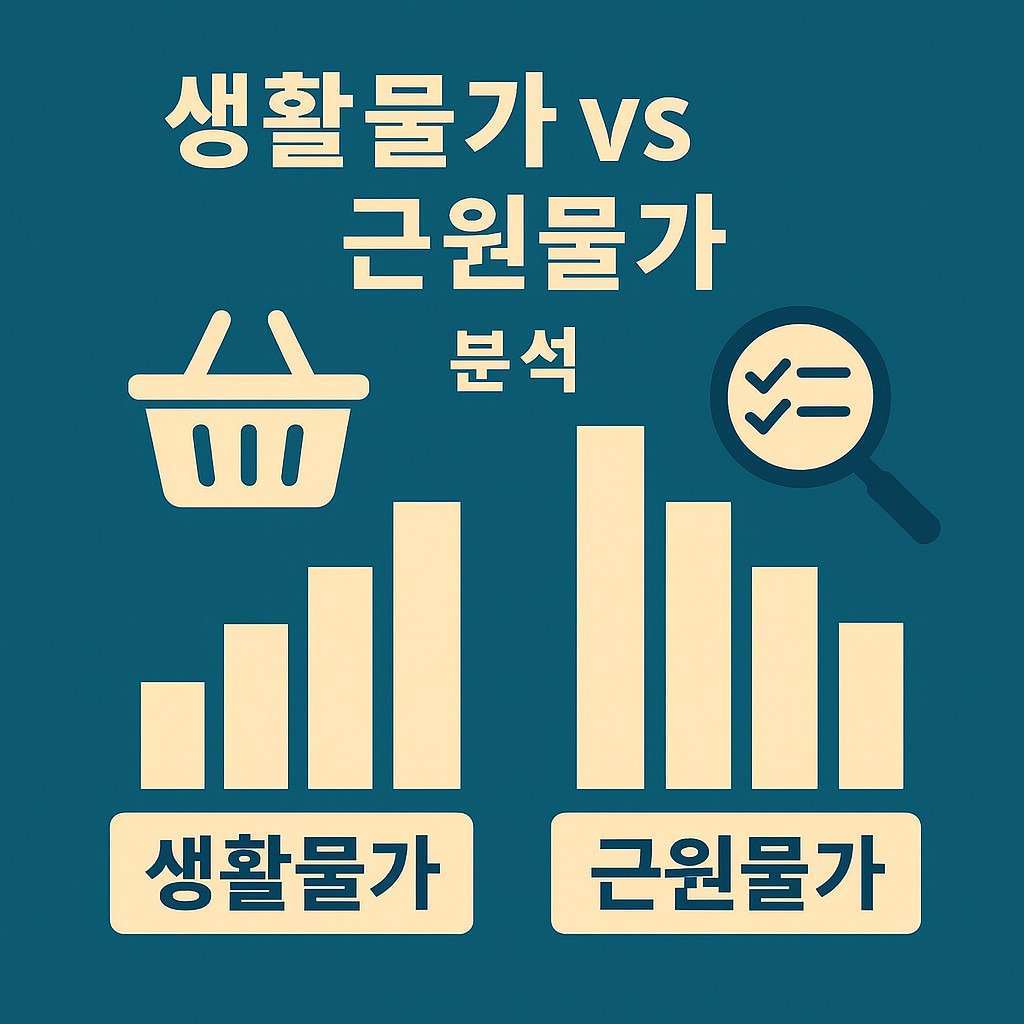 생활물가 vs 근원물가 분석