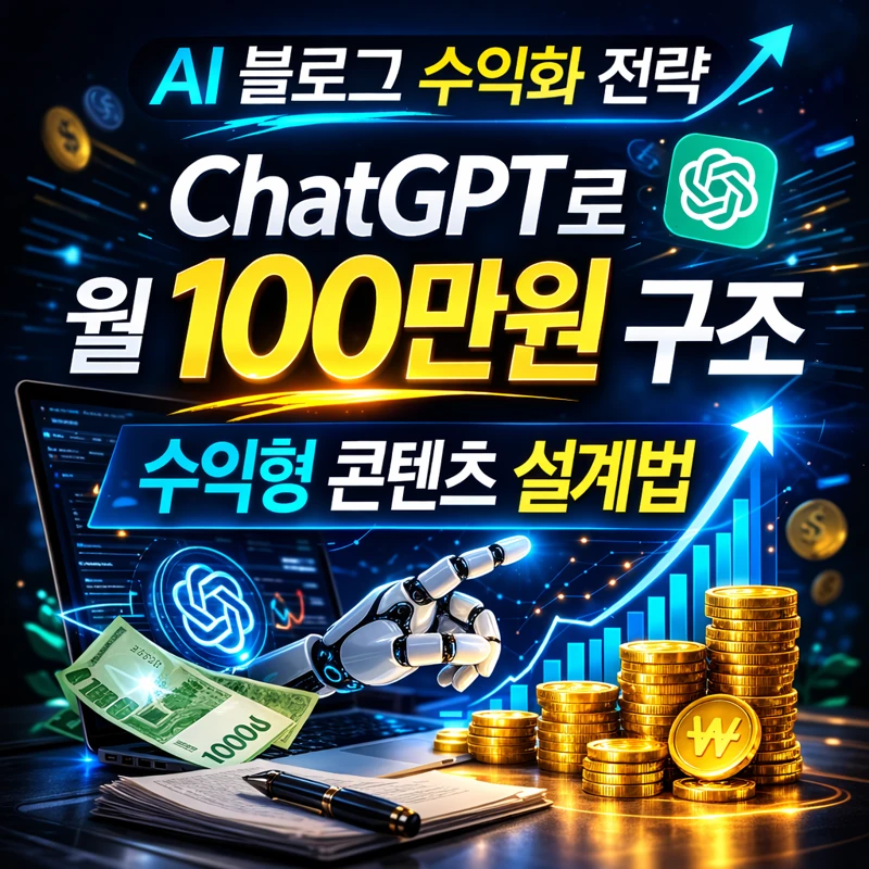 ChatGPT로 월 100만원 버는 구조