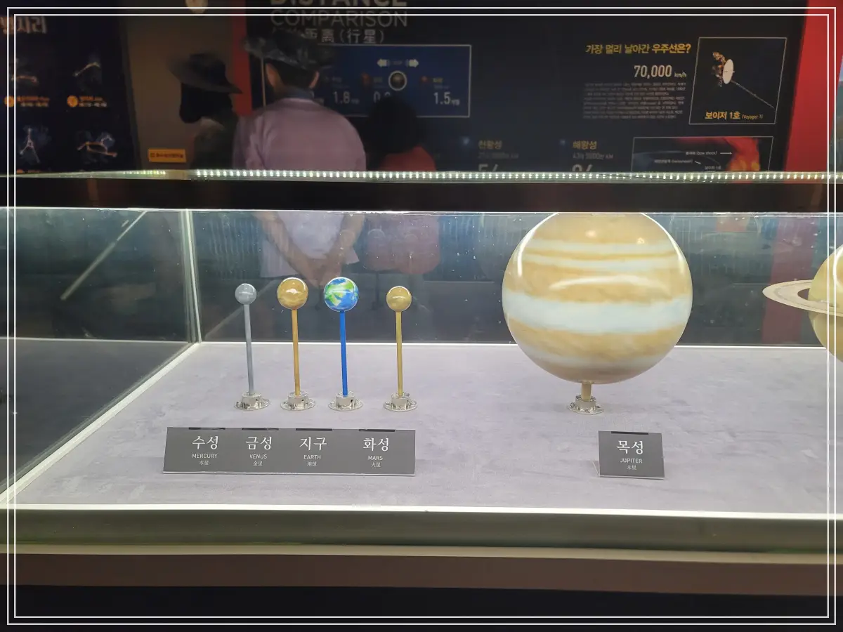 천문과학관-행성-비교