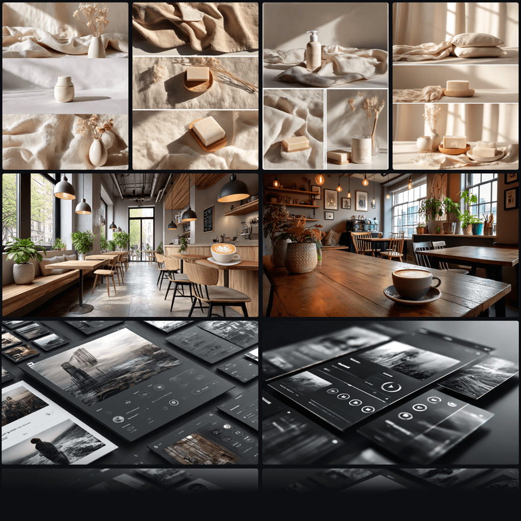 브랜드 유형 무드맵 프롬프트 예시_Midjourney