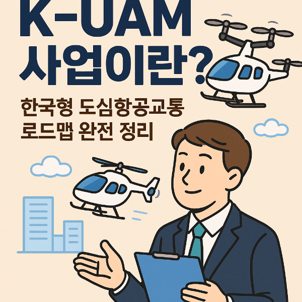 K-UAM 사업이란? 한국형 도심항공교통 로드맵 완전 정리