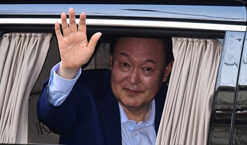 윤석열 전 대통령&amp;#44; 피고인 모습 촬영 허용