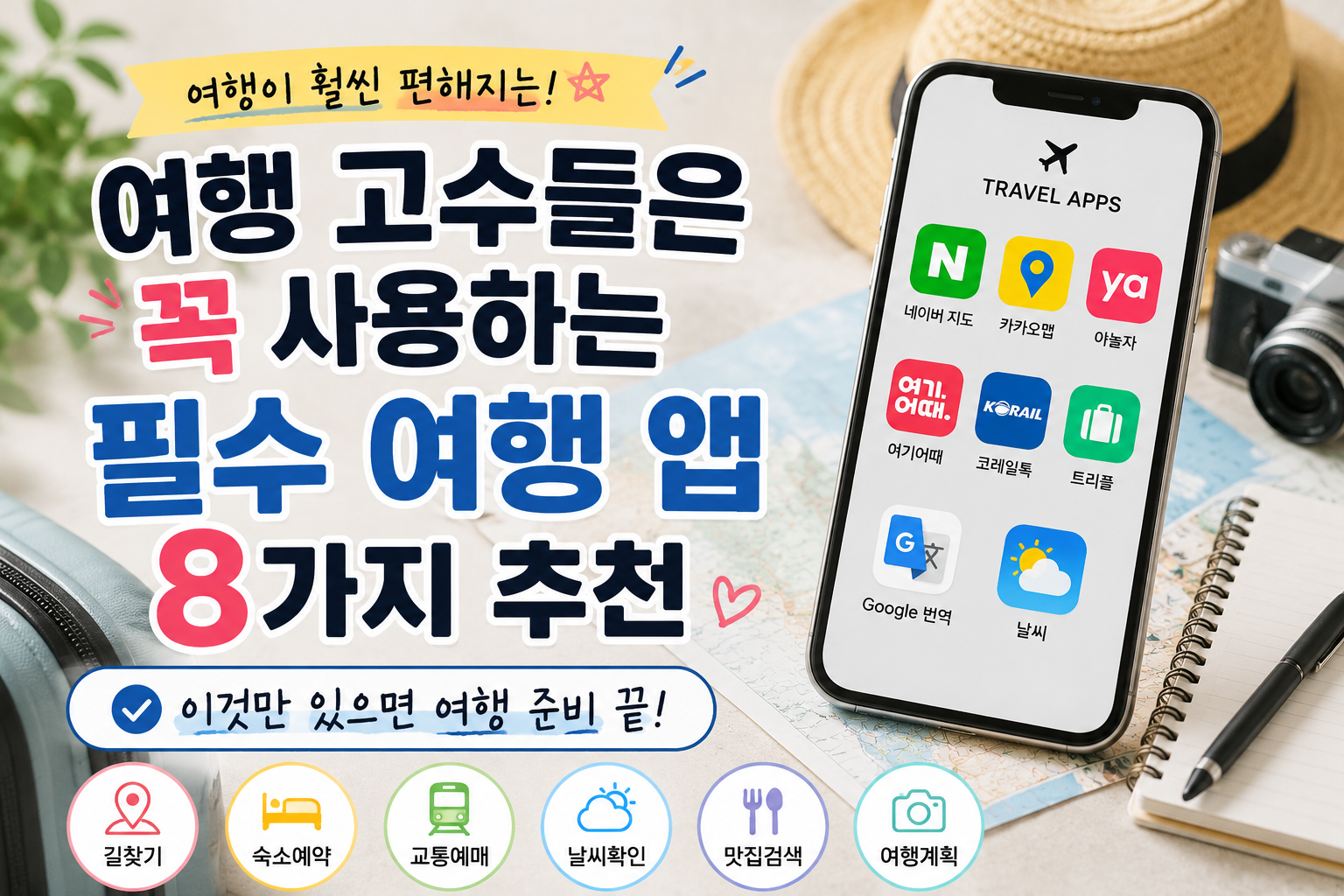 필수 여행 앱