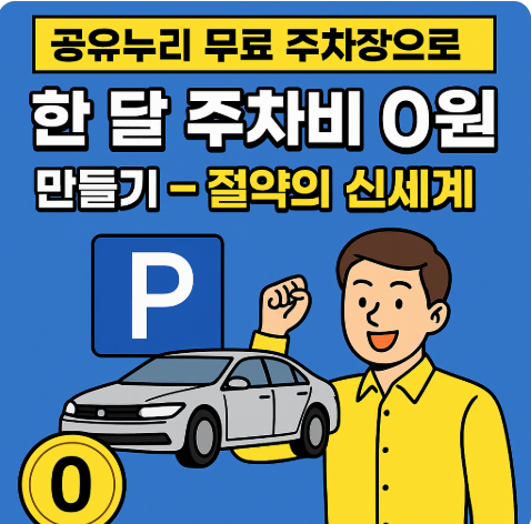 공유누리 주차비 무료