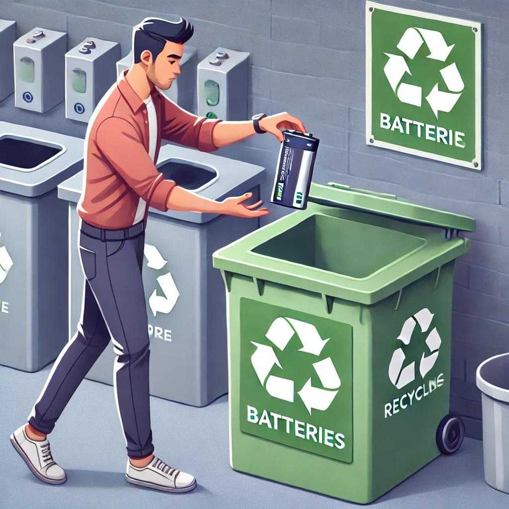 핸드폰 배터리 버리기