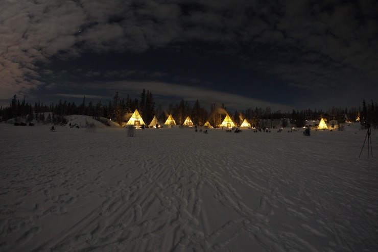 오로라 빌리지 풍경