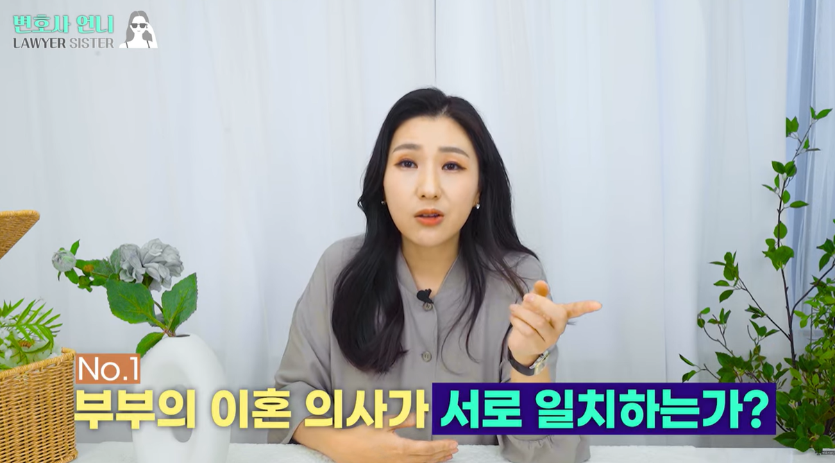 부부의 이혼의사가 서로 일치하는가?