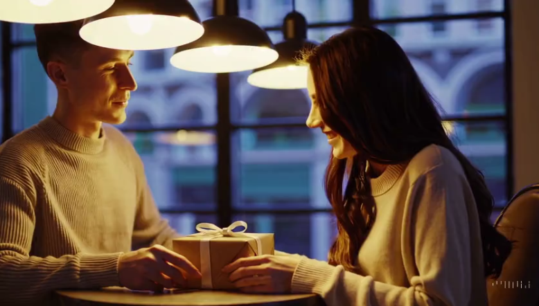 남자친구 선물 전달사진