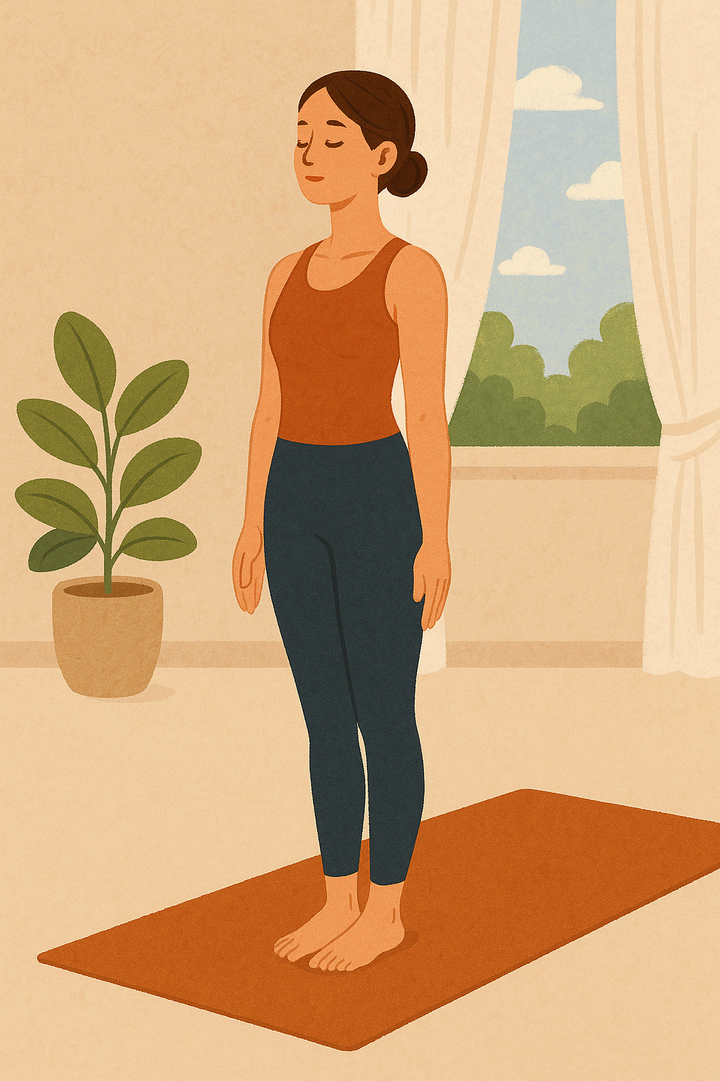 [요가]산처럼 흔들림 없이 &ndash; 타다사나 또는 사마스티티