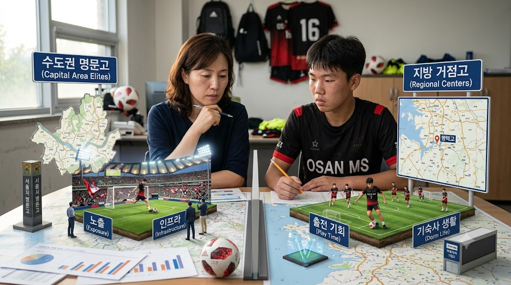 중3 축구 고교 진학 (수도권 명문고, 지방 거점고, 선택 기준)