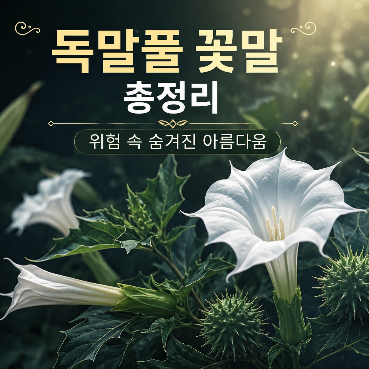 독말풀 꽃말