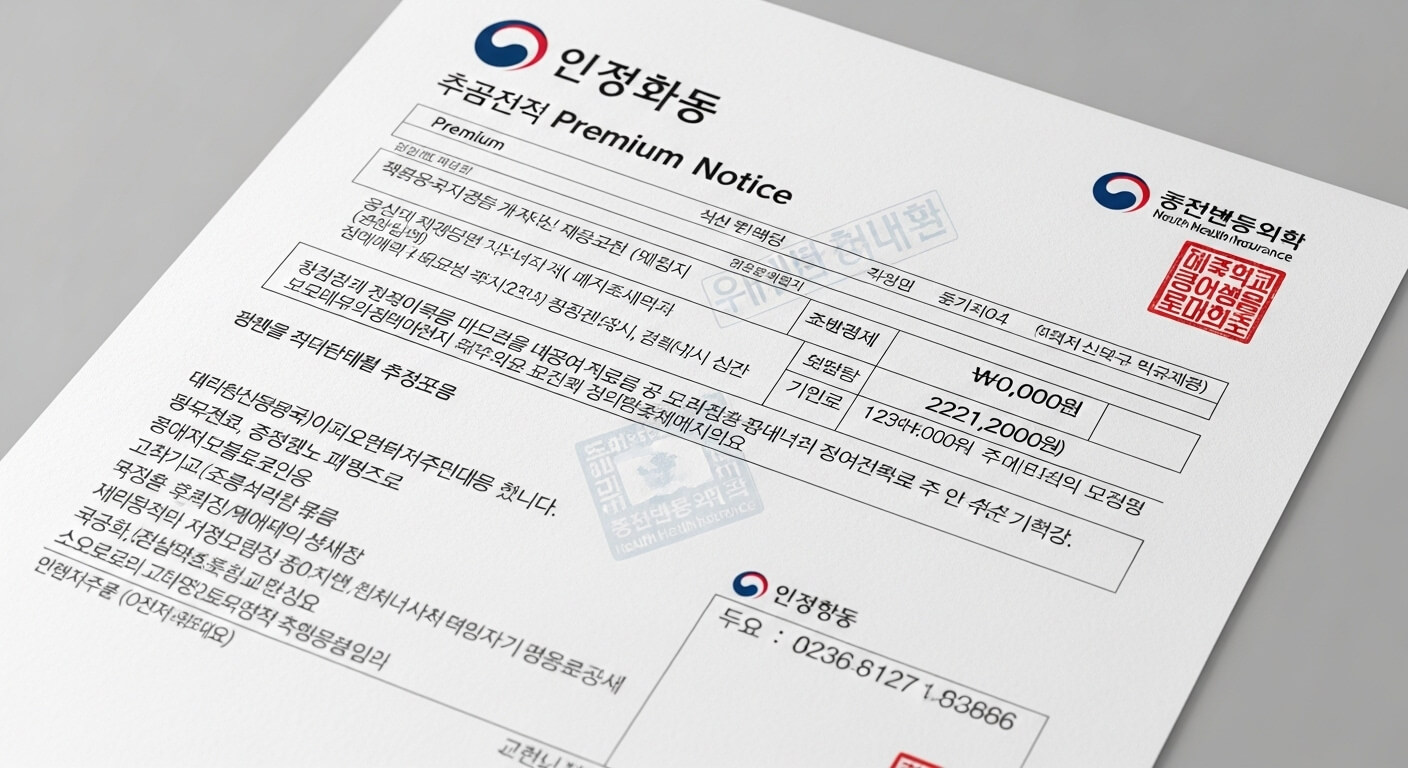 건강보험료 납부확인서