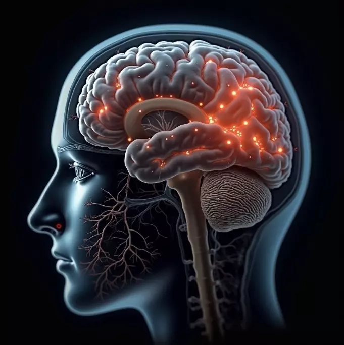 파킨슨병 환자의 뇌구조 이미지